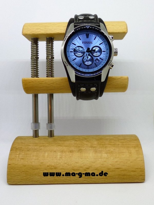 Uhrenhalter aus Buchenholz Designer Version