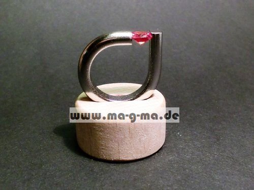 Designer - Ring aus Edelstahl mit Zirkonia, poliert, 5 mm, Modell Rohrhardsberg