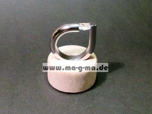 Designer - Ring aus Edelstahl mit Zirkonia, poliert, 5 mm, Modell Rohrhardsberg